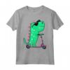 Dinosauro T-Rex Riding Scooter - Maglietta divertente per Bambini - Regalo Originale per Amici e Familiari