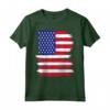 Tattered Grunge Flag of United States Maglietta - Vintage USA Flag Tee for Patriotic Americans - Buy Distressed American Flag Shirt Online