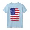 Tattered Grunge Flag of United States Maglietta - Vintage USA Flag Tee for Patriotic Americans - Buy Distressed American Flag Shirt Online