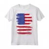 Tattered Grunge Flag of United States Maglietta - Vintage USA Flag Tee for Patriotic Americans - Buy Distressed American Flag Shirt Online