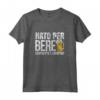 Nato Per Bere Costretto A Lavorare - Maglietta Divertente per Amanti della Birra - Regalo Ideale per Padri e Fratelli
