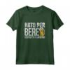 Nato Per Bere Costretto A Lavorare - Maglietta Divertente per Amanti della Birra - Regalo Ideale per Padri e Fratelli