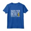 Nato Per Bere Costretto A Lavorare - Maglietta Divertente per Amanti della Birra - Regalo Ideale per Padri e Fratelli