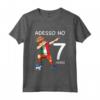 Compleanno Bambino 7 Anni - Maglietta Calcio Italia - Ideale Regalo di Compleanno