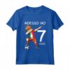 Compleanno Bambino 7 Anni - Maglietta Calcio Italia - Ideale Regalo di Compleanno