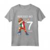 Compleanno Bambino 7 Anni - Maglietta Calcio Italia - Ideale Regalo di Compleanno