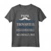 Festa del Papà Migliore del Mondo - Maglia Maglietta per Figlio e Figlia - Regalo Personalizzato per Papà