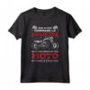 Moto Ti Rende Felice - Maglietta per Motociclisti e Biker - Regalo per Uomini e Donne