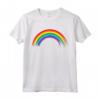 Orgoglio Bandiera Arcobaleno LGBT Gay Lesbica Maglietta - Love is Love - Ideale per le Sfilate Pride