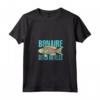 Donna Bonaire Antille Olandesi Vintage Pappagallo Pesce Design Maglietta con Collo a V - Souvenir Immersioni Subacquee e Vacanze
