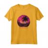 Bonaire Antille Olandesi Spiaggia Tramonto Palm Immersione subacquea Vintage Maglia a Manica - Souvenir per Viaggiatori e Amanti dell'Oceano - Regalo Unico per Appassionati di Nautica e Ambientalisti