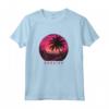 Bonaire Antille Olandesi Spiaggia Tramonto Palm Immersione subacquea Vintage Maglia a Manica - Souvenir per Viaggiatori e Amanti dell'Oceano - Regalo Unico per Appassionati di Nautica e Ambientalisti