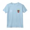 Orgoglio Nazionale - Antille Olandesi Numero 21 Maglia Sportiva - Souvenir Calcio Bandiera Tees