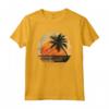 Bonaire Antille Olandesi Palme Retro Tramonto Vintage Maglietta - Souvenir unico per viaggiatori e amanti del mare