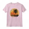 Bonaire Antille Olandesi Palme Retro Tramonto Vintage Maglietta - Souvenir unico per viaggiatori e amanti del mare