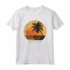 Bonaire Antille Olandesi Palme Retro Tramonto Vintage Maglietta - Souvenir unico per viaggiatori e amanti del mare
