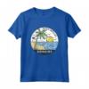 Bonaire Beach Antille Olandesi Vintage Maglietta - Souvenir Colorato Viaggio Retro per Amanti della Spiaggia e Surfisti