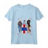 Donna Afro Antille Afro Americano Nato nelle Antille Olandesi con Maglietta Collo a V - Fiera di essere Afro Antille - Acquista Online Abbigliamento Patriottico