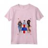 Donna Afro Antille Afro Americano Nato nelle Antille Olandesi con Maglietta Collo a V - Fiera di essere Afro Antille - Acquista Online Abbigliamento Patriottico