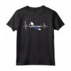 Cuore Beat Design Antille Olandesi Bandiera Maglietta - National Pride T-shirt for Netherlands Antilles Football Fans