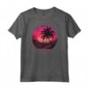 Bonaire Antille Olandesi Spiaggia Tramonto Palm Immersione subacquea Vintage Maglietta - Souvenir Mare e Isole Tropicali per Viaggiatori e Appassionati