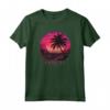 Bonaire Antille Olandesi Spiaggia Tramonto Palm Immersione subacquea Vintage Maglietta - Souvenir Mare e Isole Tropicali per Viaggiatori e Appassionati