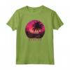 Bonaire Antille Olandesi Spiaggia Tramonto Palm Immersione subacquea Vintage Maglietta - Souvenir Mare e Isole Tropicali per Viaggiatori e Appassionati