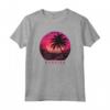 Bonaire Antille Olandesi Spiaggia Tramonto Palm Immersione subacquea Vintage Maglietta - Souvenir Mare e Isole Tropicali per Viaggiatori e Appassionati