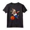 Dabbing Dog Cane Olanda Pallacanestro - Bandiera olandese Maglietta da Basket - Regalo Divertente per Giocatori di Basket o Amanti dei Cani