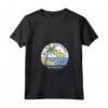 Donna Bonaire Antille olandesi illustrate oceano vintage Maglietta con Collo a V - Souvenir Mare e Surf a Bonaire Beach