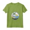 Donna Bonaire Antille olandesi illustrate oceano vintage Maglietta con Collo a V - Souvenir Mare e Surf a Bonaire Beach