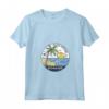 Donna Bonaire Antille olandesi illustrate oceano vintage Maglietta con Collo a V - Souvenir Mare e Surf a Bonaire Beach