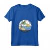 Donna Bonaire Antille olandesi illustrate oceano vintage Maglietta con Collo a V - Souvenir Mare e Surf a Bonaire Beach