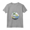 Donna Bonaire Antille olandesi illustrate oceano vintage Maglietta con Collo a V - Souvenir Mare e Surf a Bonaire Beach