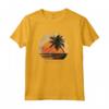 Bonaire Antille Olandesi Palme Retro Tramonto Vintage Maglia a Manica - Souvenir Viaggio per Amanti del Mare e della Spiaggia - Regalo Unico per Appassionati di Nautica e Ambientalisti