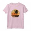 Bonaire Antille Olandesi Palme Retro Tramonto Vintage Maglia a Manica - Souvenir Viaggio per Amanti del Mare e della Spiaggia - Regalo Unico per Appassionati di Nautica e Ambientalisti