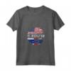 Donna Duel Flag Design Antille Olandesi e Duello Americano - Maglietta National Pride con Collo a V per Tifosi di Calcio