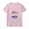 Donna Duel Flag Design Antille Olandesi e Duello Americano - Maglietta National Pride con Collo a V per Tifosi di Calcio