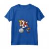 Donna Dabbing Unicorno Olanda Pallavolo - Bandiera Olandese Sport Maglietta con Collo a V - Cute Unicorn Volleyballer Design for Netherlands Team Fans