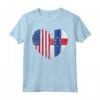 Duel Heart Design Antille Olandesi e Duello Americano - Maglietta Calcio National Pride - Ideale come Regalo Souvenir per i Tifosi