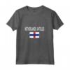 Maglietta con Bandiera delle Antille Olandesi - Maglia a Manica Corta per Mostrare l'Orgoglio Nazionale - Ideale come Souvenir Calcio