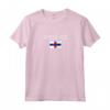Maglietta con Bandiera delle Antille Olandesi - Maglia con Maniche Raglan - Orgoglio Nazionale Olandese T-shirt Souvenir - Ideale per tifosi di calcio