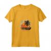 Donna Bonaire Antille Olandesi Palme Retro Tramonto Vintage Maglietta con Collo a V - Souvenir Unico per Viaggiatori e Amanti del Mare