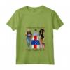 Donna Afro Antille Afro-Americano Nato nelle Antille Olandesi - T-shirt con Collo a V per Celebrare la Cultura - Leggera e Taglio Classico