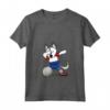 Donna Dabbing Husky Cane Pallavolo Olanda Bandiera Olandese Sport Maglietta con Collo a V - Netherlands Pride Volleyball Shirt for Fans and Players