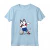 Donna Dabbing Husky Cane Pallavolo Olanda Bandiera Olandese Sport Maglietta con Collo a V - Netherlands Pride Volleyball Shirt for Fans and Players
