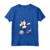 Donna Dabbing Husky Cane Pallavolo Olanda Bandiera Olandese Sport Maglietta con Collo a V - Netherlands Pride Volleyball Shirt for Fans and Players
