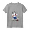 Donna Dabbing Husky Cane Pallavolo Olanda Bandiera Olandese Sport Maglietta con Collo a V - Netherlands Pride Volleyball Shirt for Fans and Players
