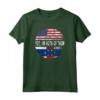 Duel Flag Design - T-shirt Orgoglio Nazionale con Bandiere di Calcio - Ideale come Regalo Souvenir