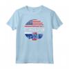 Duel Flag Design - T-shirt Orgoglio Nazionale con Bandiere di Calcio - Ideale come Regalo Souvenir